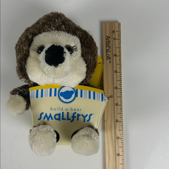 Build-A-Bear Smallfrys Brown and Cream Plush Hedgehog - Picture 7 of 7